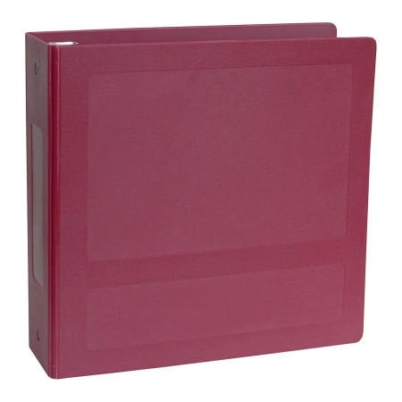 Omnimed® 2-1/2 Molded Ring Binder, 3-Ring, Side Open, Holds 450 Sheets, Burgundy